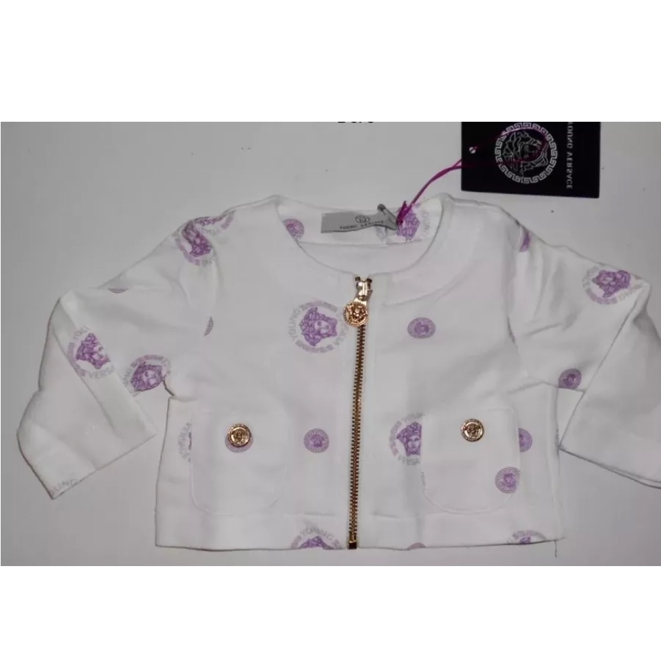 Soldversace Baby Girl Lightweight Jacket! Authentic With Medusa 6 Months